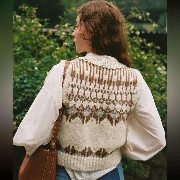 NWT Christy Dawn the Emmi Vest in Snowflake XS - Picture 4 of 8